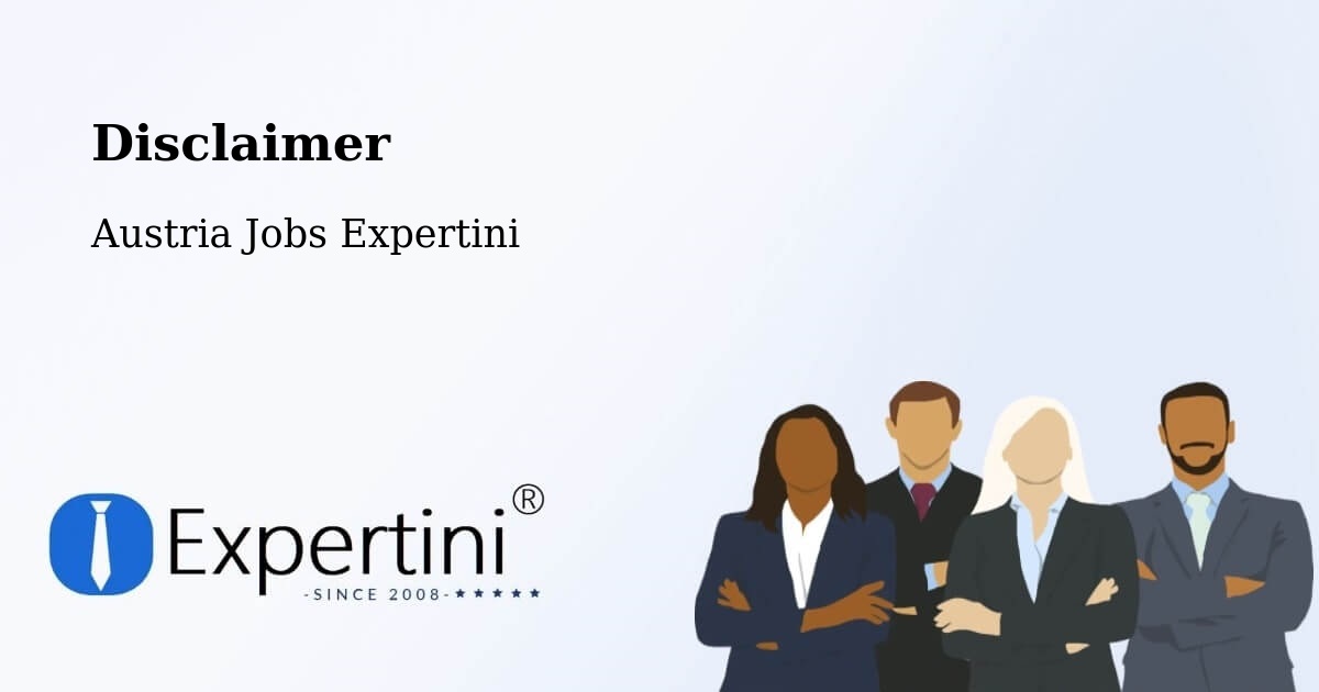 Disclaimer – Pinggau - Austria Jobs Expertini